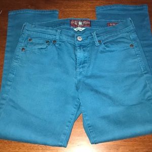 Turquoise Lucky Brand Jeans